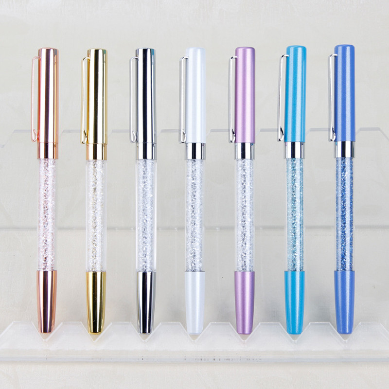 PHANTACI Creative Metal Crystal Diamond kemijska olovka Set papirnatih kemijskih olovki s potpisom od 0,5 mm za uredski školski pribor