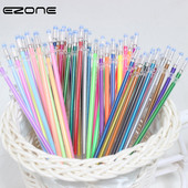 EZONE 12/24/36/48 Colours Flash Gel Pen Highlight Cute Candy Color Full Shinning Punjenje za djecu Slikanje grafita Art Supply