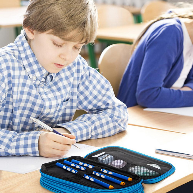 Újrafelhasználható foltálló tollbetét Design Sportos stílusú ceruzarendező Otthoni kellékek Írószer-tasak Ceruzarendező