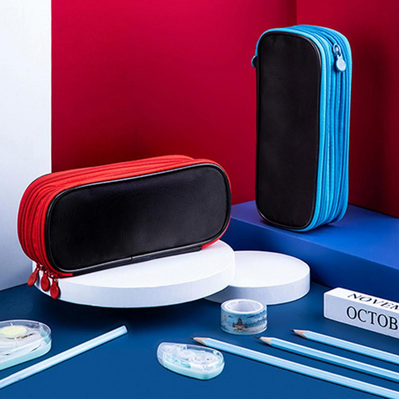 Újrafelhasználható foltálló tollbetét Design Sportos stílusú ceruzarendező Otthoni kellékek Írószer-tasak Ceruzarendező