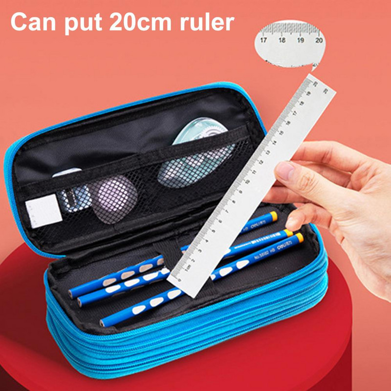 Újrafelhasználható foltálló tollbetét Design Sportos stílusú ceruzarendező Otthoni kellékek Írószer-tasak Ceruzarendező