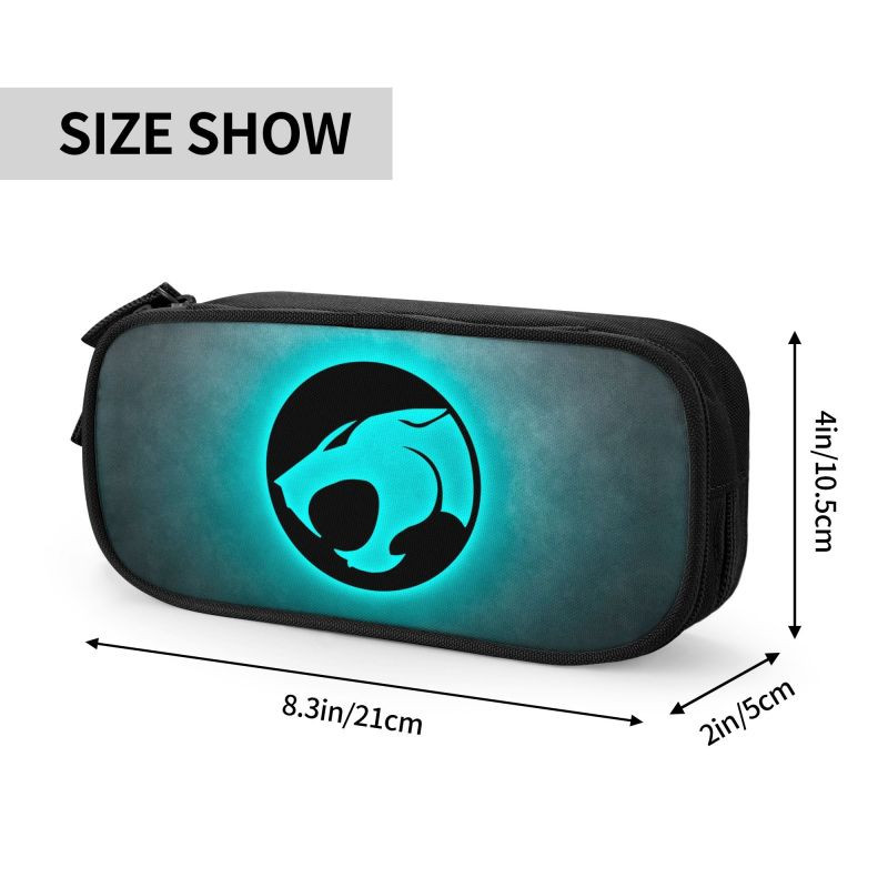 Thundercats Kawaii Pencil Case Băieți Gilrs Capacitate mare Cartoon Anime Pencil Case Studenti Papetarie