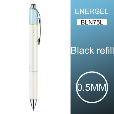 1kom Pentel Energel Gel Pen Brzosušeća Kawaii Pen Stripe Clena BLN75L Press Color Pens za papirnate materijale za učenike 0,5 mm