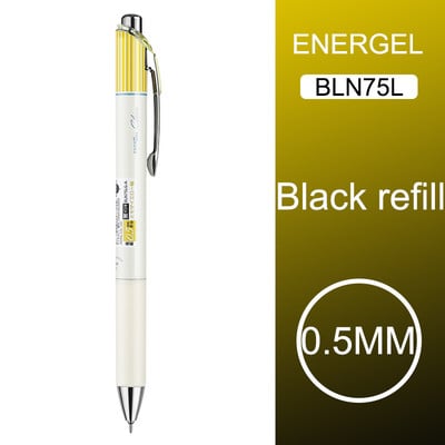 1kom Pentel Energel Gel Pen Brzosušeća Kawaii Pen Stripe Clena BLN75L Press Color Pens za papirnate materijale za učenike 0,5 mm