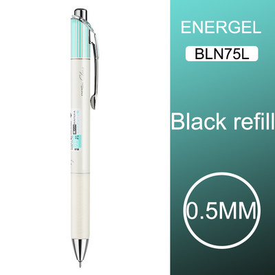 1kom Pentel Energel Gel Pen Brzosušeća Kawaii Pen Stripe Clena BLN75L Press Color Pens za papirnate materijale za učenike 0,5 mm