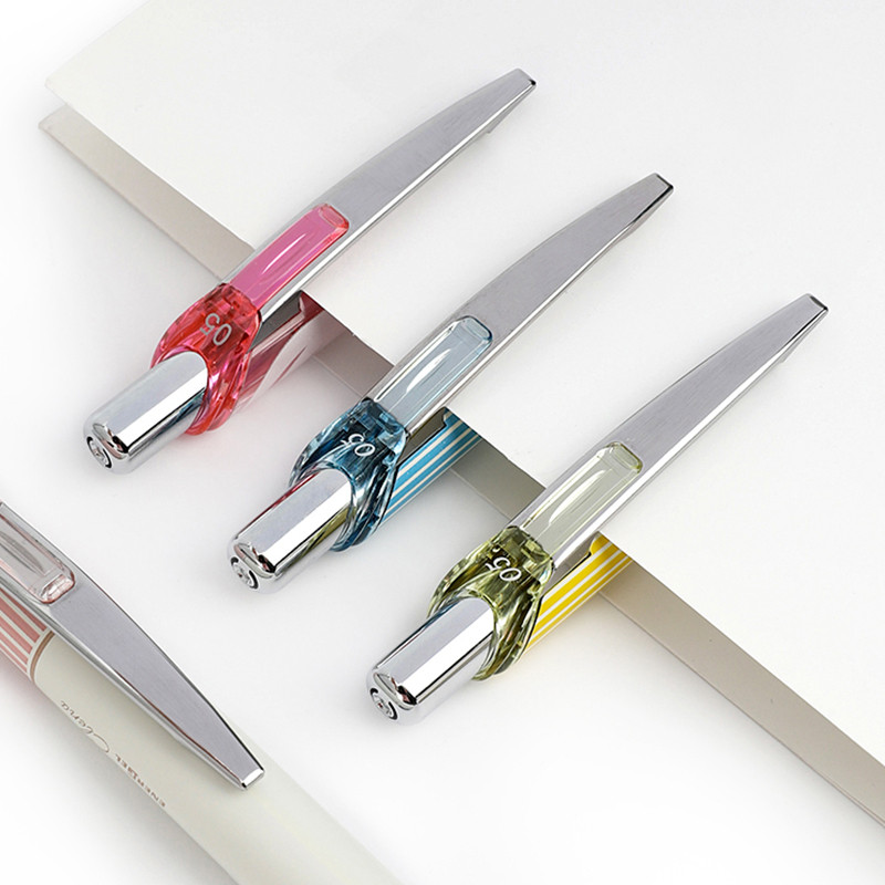 1kom Pentel Energel Gel Pen Brzosušeća Kawaii Pen Stripe Clena BLN75L Press Color Pens za papirnate materijale za učenike 0,5 mm