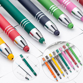 Višebojna univerzalna metalna olovka s punjenjem za zaslon osjetljiv na dodir Kemijska olovka Školski pribor Računalo Telefon Olovka