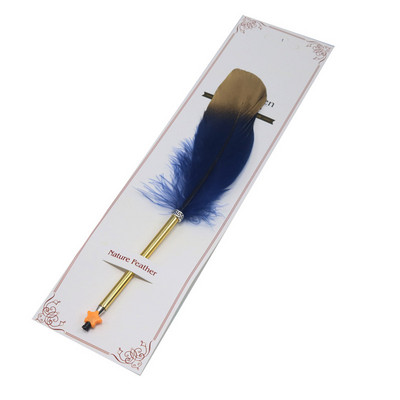 2 kom pernate kemijske olovke u spreju Zlatna metalna olovka za potpis Četkica za božićni dar Olovka za vjenčanje s potpisom Kreativni pribor