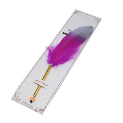 2 kom pernate kemijske olovke u spreju Zlatna metalna olovka za potpis Četkica za božićni dar Olovka za vjenčanje s potpisom Kreativni pribor