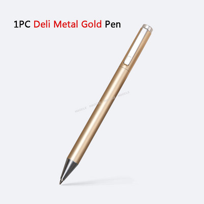Deli Nusign metāla gēla pildspalvas ar uzpildīšanu Xiaomi Sign Pen Gludi rotējošai, zema taustiņa elegantām un stingrām biroja biznesa kancelejas precēm
