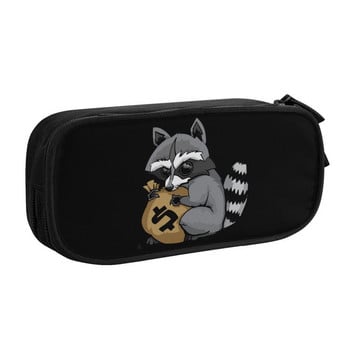 Rich Raccoon Pencils for Girl Boy Large Storage Racoon Panda Pen Bag Box Box Канцеларски материали