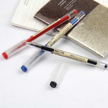 1 бр. Японска проста химикалка в естествен стил 0,35 мм гел химикалка с черно синьо и червено мастило Писалка за училищен офис Студентски изпит Писане Канцеларски материали