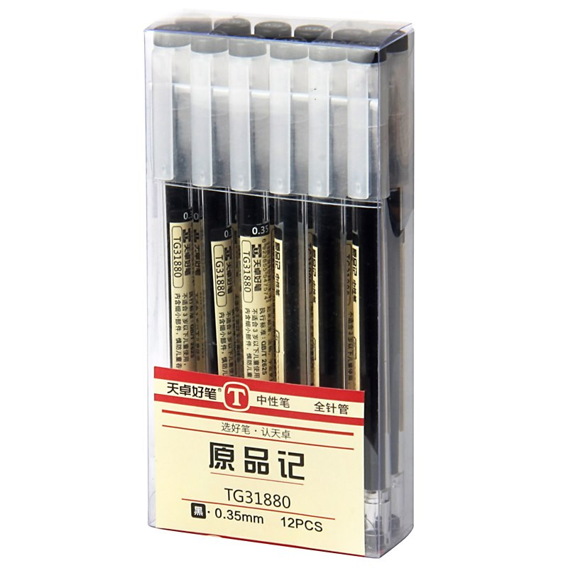 1kom Japanska jednostavna olovka prirodnog stila 0,35 mm gel olovka crna plava crvena tintna olovka Školski ured Studentski ispit Pisma pribor