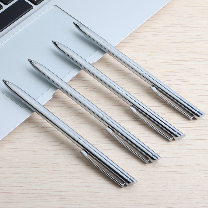 1kom GENKKY uredske metalne kemijske olovke Komercijalne rotacijske kemijske olovke za školu Ured Izvrsna jezgra od nehrđajućeg čelika