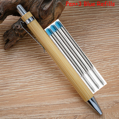 Bambuko rutulinis rašiklis lazeriu išgraviruotas pagal individualų logotipą