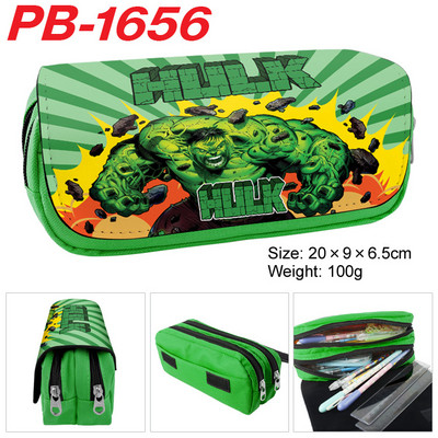 Marvel Super Hero zīmuļu futrālis Anime perifērijas zīmuļu soma liela ietilpība dubultā rāvējslēdzēja pildspalvas futrālis Penālis studentu kancelejas preces