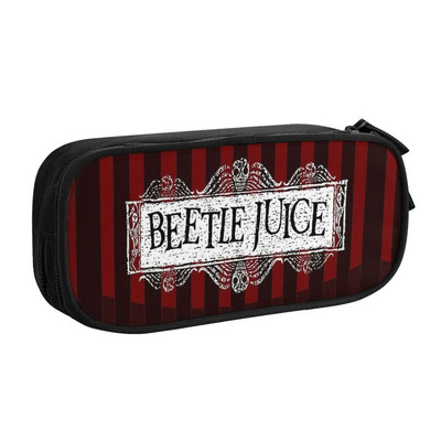 Roztomilý peračník Beetlejuice Sandworm pre chlapcov a dievčatá, veľká kapacita, hororový film s motívom Tima Burtona, školské potreby