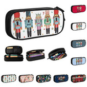 Spragtuko vakarėlio pieštukų dėklas mergaitėms berniukams Didelės talpos Kalėdų Spragtukai Žaislinis kareivis pieštukų dėžutė Mokykliniai aksesuarai