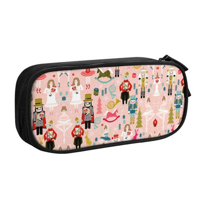 Spragtuko vakarėlio pieštukų dėklas mergaitėms berniukams Didelės talpos Kalėdų Spragtukai Žaislinis kareivis pieštukų dėžutė Mokykliniai aksesuarai