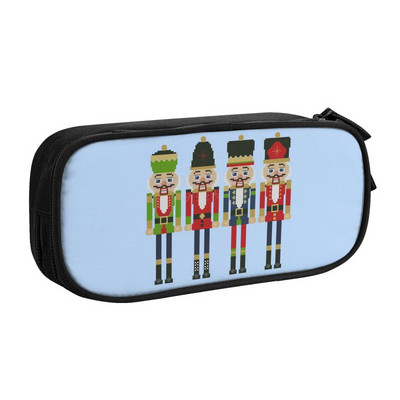 Spragtuko vakarėlio pieštukų dėklas mergaitėms berniukams Didelės talpos Kalėdų Spragtukai Žaislinis kareivis pieštukų dėžutė Mokykliniai aksesuarai