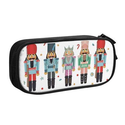 Spragtuko vakarėlio pieštukų dėklas mergaitėms berniukams Didelės talpos Kalėdų Spragtukai Žaislinis kareivis pieštukų dėžutė Mokykliniai aksesuarai