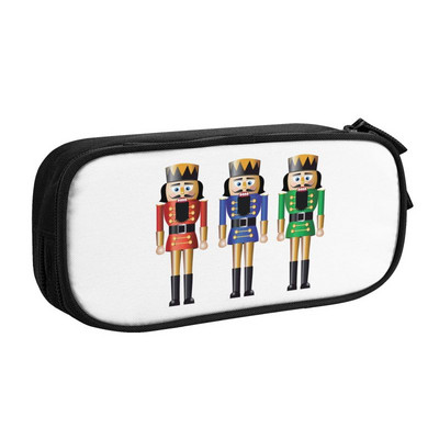 Spragtuko vakarėlio pieštukų dėklas mergaitėms berniukams Didelės talpos Kalėdų Spragtukai Žaislinis kareivis pieštukų dėžutė Mokykliniai aksesuarai