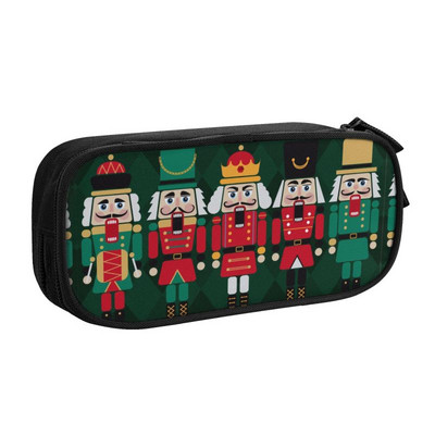 Spragtuko vakarėlio pieštukų dėklas mergaitėms berniukams Didelės talpos Kalėdų Spragtukai Žaislinis kareivis pieštukų dėžutė Mokykliniai aksesuarai