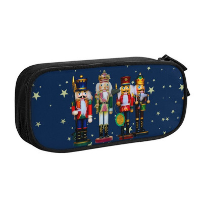 Spragtuko vakarėlio pieštukų dėklas mergaitėms berniukams Didelės talpos Kalėdų Spragtukai Žaislinis kareivis pieštukų dėžutė Mokykliniai aksesuarai