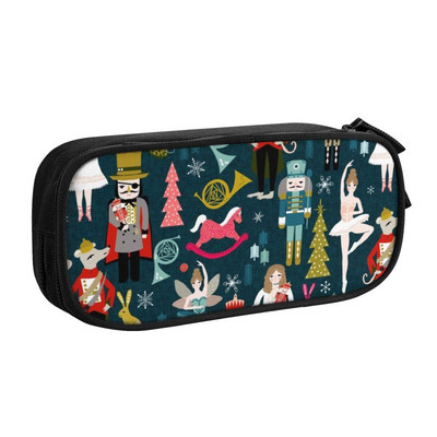 Spragtuko vakarėlio pieštukų dėklas mergaitėms berniukams Didelės talpos Kalėdų Spragtukai Žaislinis kareivis pieštukų dėžutė Mokykliniai aksesuarai