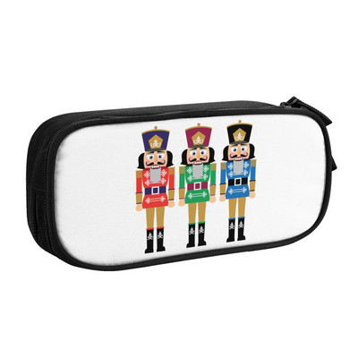 Spragtuko vakarėlio pieštukų dėklas mergaitėms berniukams Didelės talpos Kalėdų Spragtukai Žaislinis kareivis pieštukų dėžutė Mokykliniai aksesuarai