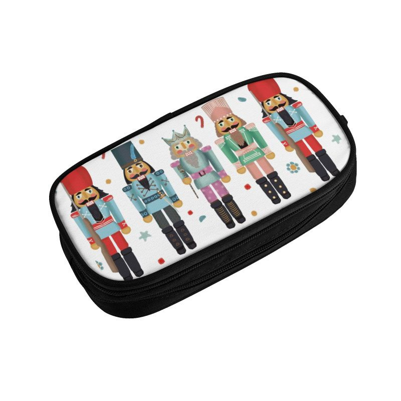 Spragtuko vakarėlio pieštukų dėklas mergaitėms berniukams Didelės talpos Kalėdų Spragtukai Žaislinis kareivis pieštukų dėžutė Mokykliniai aksesuarai