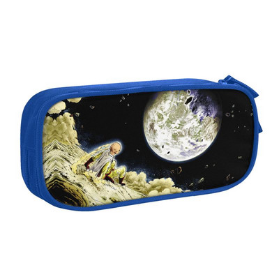 Space Planet Hero One Punch Man pieštukų dėklai mergaitei berniukui Didelės talpos mados Japonija Anime Saitama Pen Bag Box Mokykliniai reikmenys