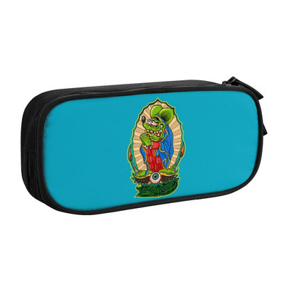 Individualizuotos pasakos apie žiurkę Fink Kawaii pieštuko dėklas mergaitei berniukui didelės talpos animacinių filmų monstras pieštukų krepšys studentams raštinės reikmenys