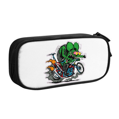 Individualizuotos pasakos apie žiurkę Fink Kawaii pieštuko dėklas mergaitei berniukui didelės talpos animacinių filmų monstras pieštukų krepšys studentams raštinės reikmenys