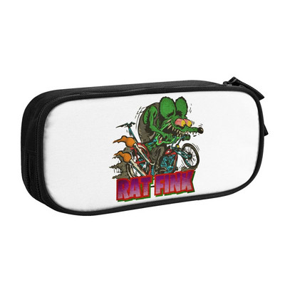 Individualizuotos pasakos apie žiurkę Fink Kawaii pieštuko dėklas mergaitei berniukui didelės talpos animacinių filmų monstras pieštukų krepšys studentams raštinės reikmenys