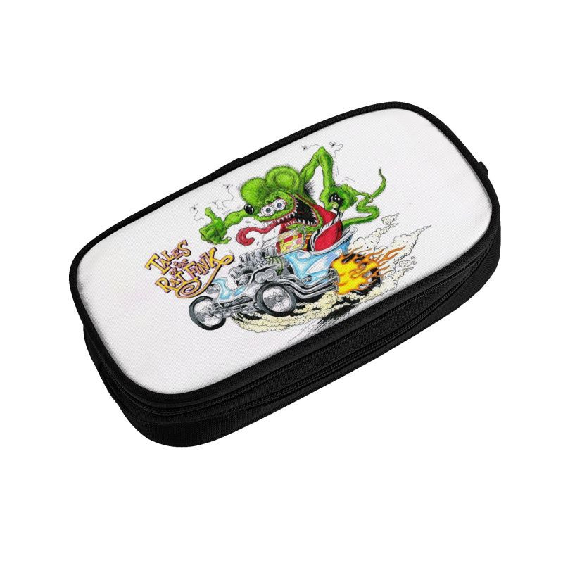 Individualizuotos pasakos apie žiurkę Fink Kawaii pieštuko dėklas mergaitei berniukui didelės talpos animacinių filmų monstras pieštukų krepšys studentams raštinės reikmenys