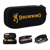 Slatka Browning pernica za dječake, djevojčice, torba za olovke velikog kapaciteta, školski pribor