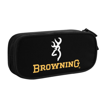 Slatka Browning pernica za dječake, djevojčice, torba za olovke velikog kapaciteta, školski pribor