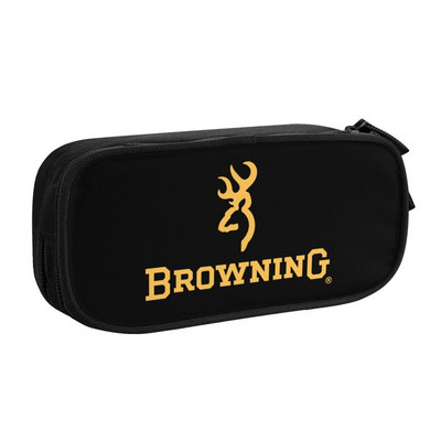 Slatka Browning pernica za dječake, djevojčice, torba za olovke velikog kapaciteta, školski pribor