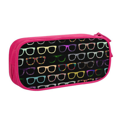 Prilagođene retro naočale Hipster slatke pernice Djevojčice Dječaci Veliki kapacitet Optičar Optometrist Pernica Školski pribor