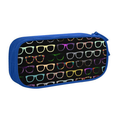 Prilagođene retro naočale Hipster slatke pernice Djevojčice Dječaci Veliki kapacitet Optičar Optometrist Pernica Školski pribor