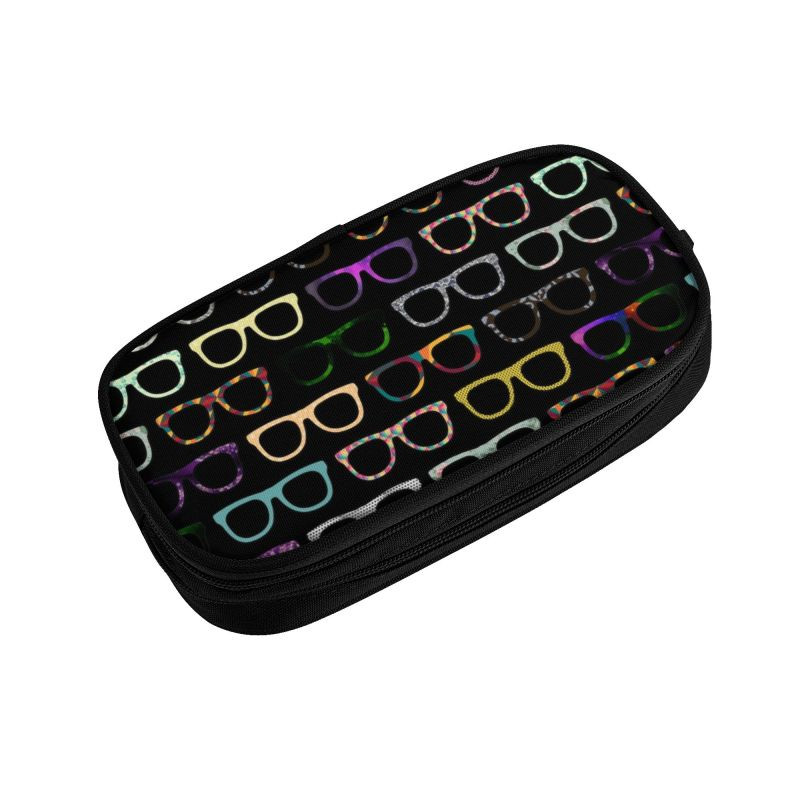 Prilagođene retro naočale Hipster slatke pernice Djevojčice Dječaci Veliki kapacitet Optičar Optometrist Pernica Školski pribor