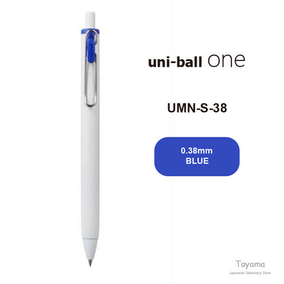 1gab Japāna Jauna Uni-ball One Gel Ink Lodīšu pildspalva 0,38/0,5mm UMN-S-38/05 Studentu birojs 21 krāsā