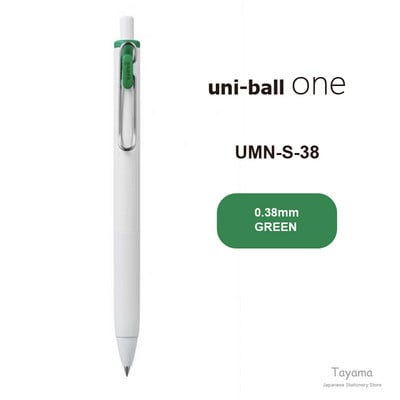 1gab Japāna Jauna Uni-ball One Gel Ink Lodīšu pildspalva 0,38/0,5mm UMN-S-38/05 Studentu birojs 21 krāsā