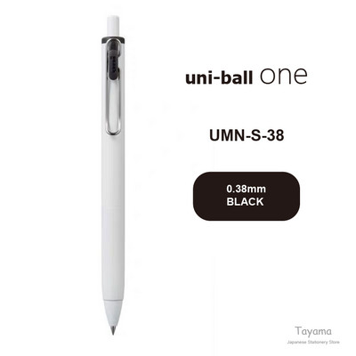 1gab Japāna Jauna Uni-ball One Gel Ink Lodīšu pildspalva 0,38/0,5mm UMN-S-38/05 Studentu birojs 21 krāsā