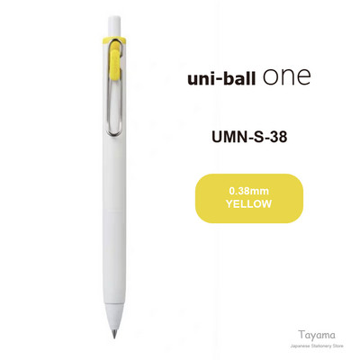 1gab Japāna Jauna Uni-ball One Gel Ink Lodīšu pildspalva 0,38/0,5mm UMN-S-38/05 Studentu birojs 21 krāsā
