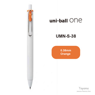 1gab Japāna Jauna Uni-ball One Gel Ink Lodīšu pildspalva 0,38/0,5mm UMN-S-38/05 Studentu birojs 21 krāsā