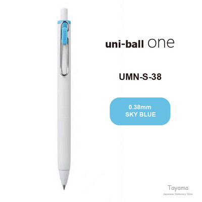 1gab Japāna Jauna Uni-ball One Gel Ink Lodīšu pildspalva 0,38/0,5mm UMN-S-38/05 Studentu birojs 21 krāsā