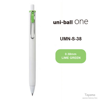 1gab Japāna Jauna Uni-ball One Gel Ink Lodīšu pildspalva 0,38/0,5mm UMN-S-38/05 Studentu birojs 21 krāsā