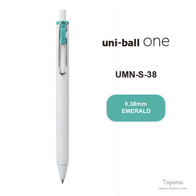 1gab Japāna Jauna Uni-ball One Gel Ink Lodīšu pildspalva 0,38/0,5mm UMN-S-38/05 Studentu birojs 21 krāsā